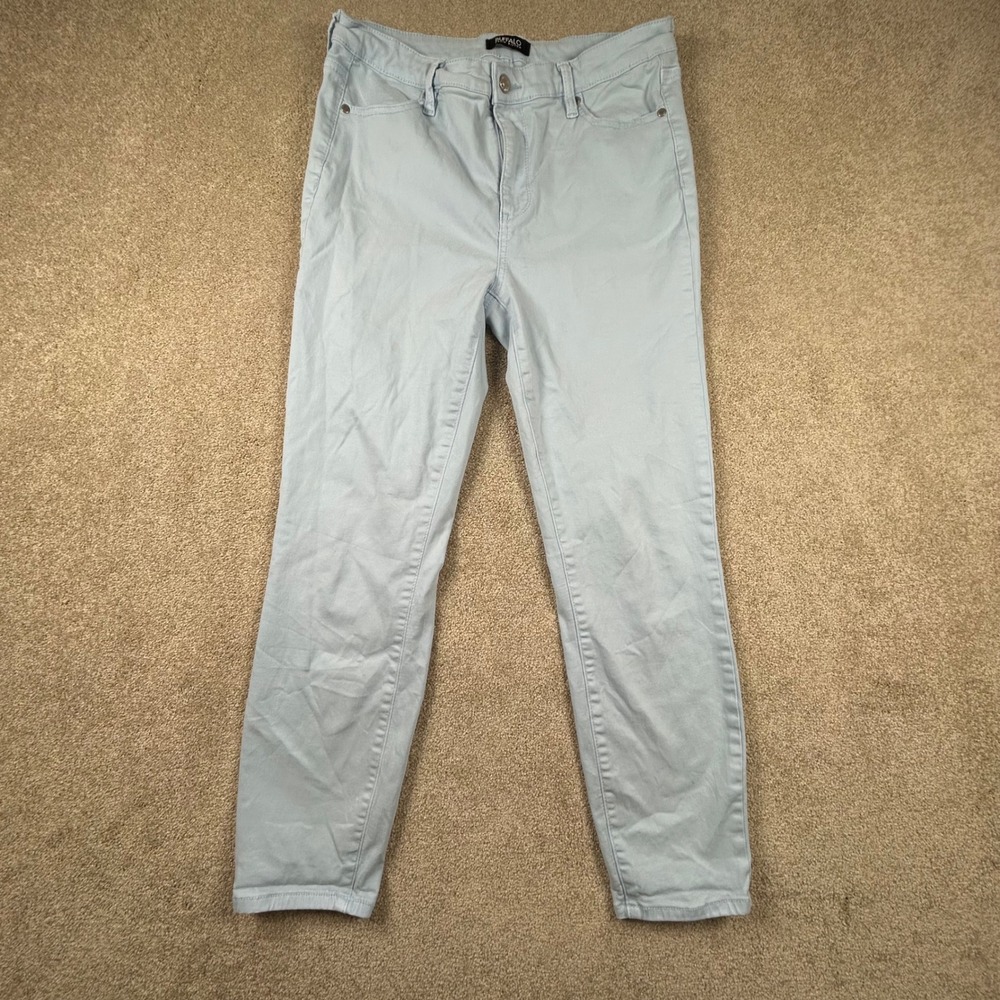 Buffalo David Bitton Havana High Rise Ankle Skinny Jeans Light Blue Size 10/30